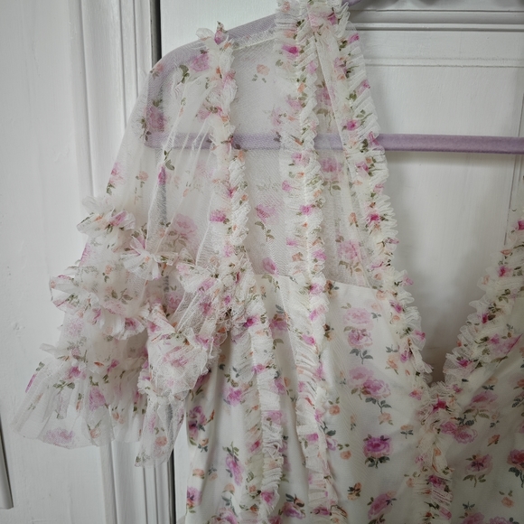 Needle & Thread Midi Floral Dress US14 - Picture 4 of 9
